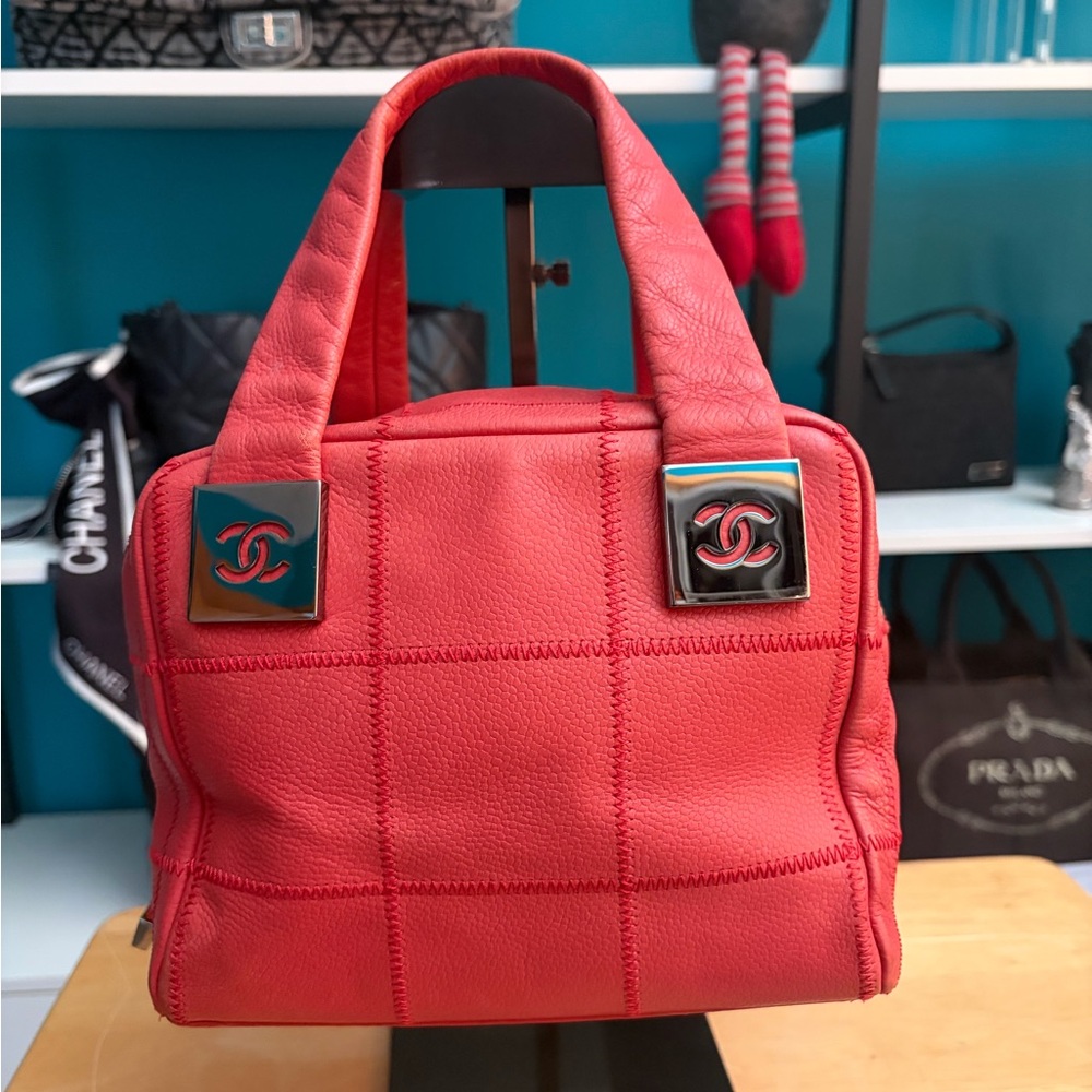 Chanel Chocolate Bar tote bag